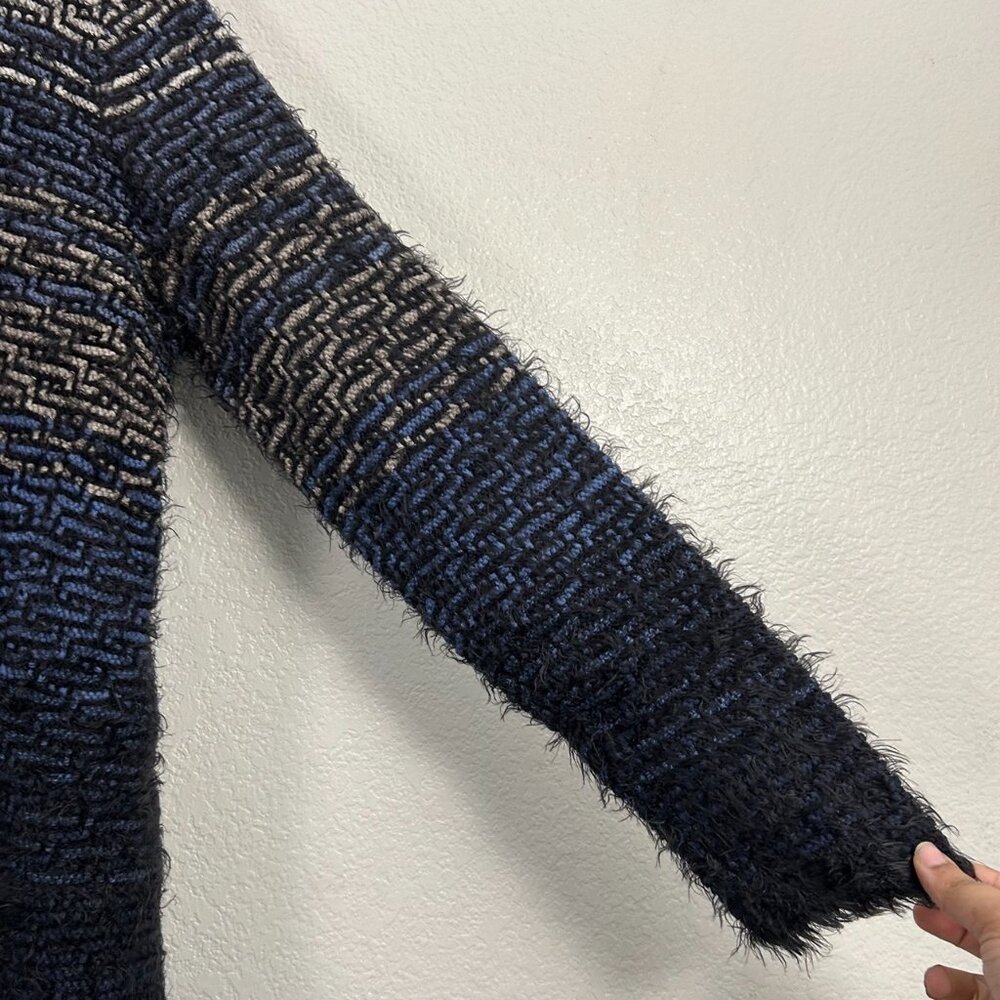Nic+Zoe Fuzzy Open Front Eyelash Cardigan Sweater - Picture 6 of 8
